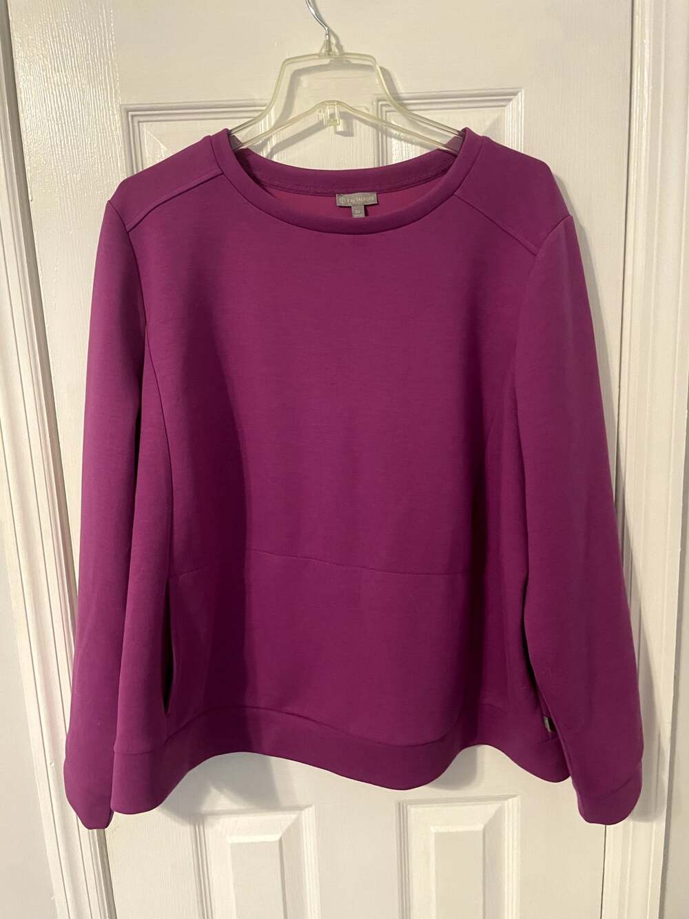 Purple Pink T by Talbots Sweatshirt Size Pop Of Color Sz 2X